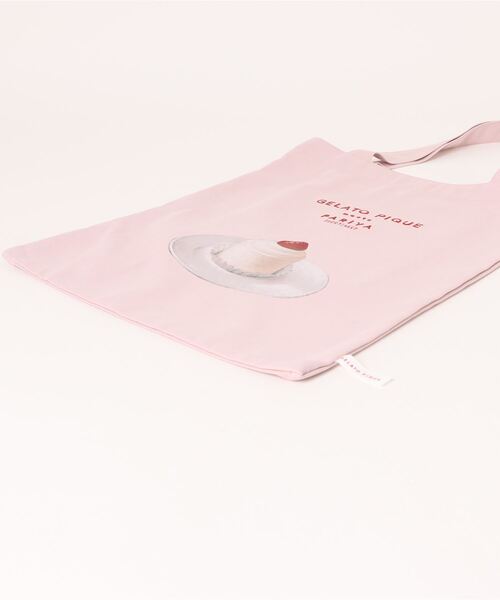 gelato pique（ジェラートピケ）の「【PARIYA】トートバッグ（トートバッグ・レディース・ピンク/オフホワイト・FREE）」の19枚目の写真