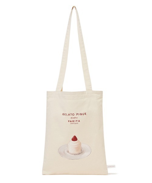 gelato pique（ジェラートピケ）の「【PARIYA】トートバッグ（トートバッグ・レディース・ピンク/オフホワイト・FREE）」の14枚目の写真