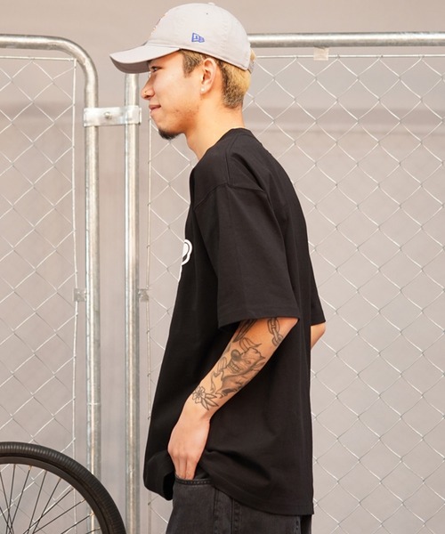 FORGET NEVER(フォーゲットネバー)の「【ムラサキスポーツ限定】FORGET NEVER/フォーゲットネバー 半袖Tシャツ 発泡プリント オーバーサイズ 242OO1ST202FN(Tシャツ/カットソー・メンズ・ブラック/ブラウン/ホワイト・L/M/XL)」の16枚目の写真