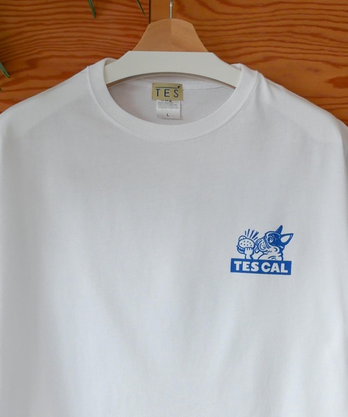 The Endless Summer（エンドレスサマー）の「【WEB / FLAG SHOP限定】TES CAL DINER BIG T-SHIRT /オーバーサイズ・ビッグシルエット・半袖T（Tシャツ/カットソー・メンズ・イエロー/レッド/グリーン/ブルー・SMALL/MEDIUM/LARGE/X-LARGE）」の11枚目の写真