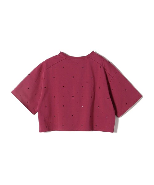 SHIPS(シップス)の「【WEB限定】〈手洗い可能〉ラインストーン ワイド TEE(Tシャツ/カットソー・レディース・オフホワイト/チャコールグレー/エンジ/キャメル/ベージュ・ONE SIZE)」の15枚目の写真