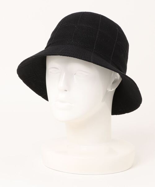 BACK NUMBER（バックナンバー）の「【BACK NUMBER】格子編みサーモハット（ハット・レディース・ブラック/オレンジ・フリー）」の10枚目の写真