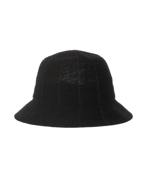 BACK NUMBER（バックナンバー）の「【BACK NUMBER】格子編みサーモハット（ハット・レディース・ブラック/オレンジ・フリー）」の9枚目の写真