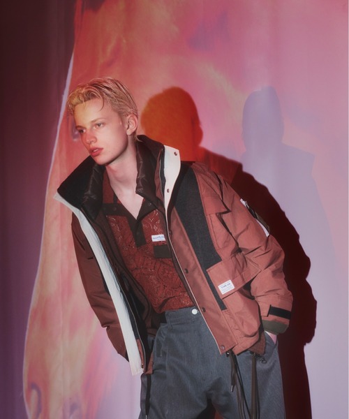 elephant TRIBAL fabrics（エレファントトライバルファブリックス）の「elephant TRIBAL fabrics Hybrid Mountain JKT（ブルゾン・メンズ・ベージュ/ブラック/ローズ・MEDIUM/SMALL）」の3枚目の写真