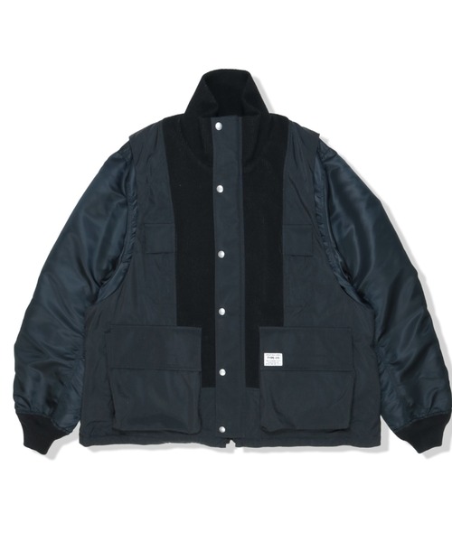 elephant TRIBAL fabrics（エレファントトライバルファブリックス）の「elephant TRIBAL fabrics Hybrid Mountain JKT（ブルゾン・メンズ・ベージュ/ブラック/ローズ・MEDIUM/SMALL）」の2枚目の写真