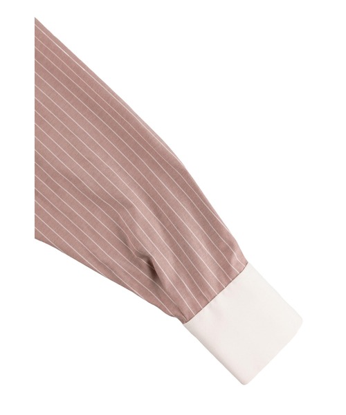 ALEXIA STAM(アリシアスタン)の「Striped Oversized Shirt / ストライプオーバーシャツ(シャツ/ブラウス・レディース・ピンク/ブルー・FREE)」の13枚目の写真