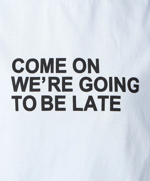 Grand PARK（グランドパーク）の「サステナブルコットン使用　ショート丈ワイドT（Tシャツ/カットソー・レディース・ホワイト/レッド/チャコールグレー/サックスブルー・FREE）」の9枚目の写真