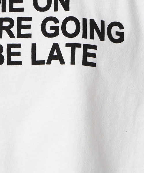 Grand PARK（グランドパーク）の「サステナブルコットン使用　ショート丈ワイドT（Tシャツ/カットソー・レディース・ホワイト/レッド/チャコールグレー/サックスブルー・FREE）」の7枚目の写真