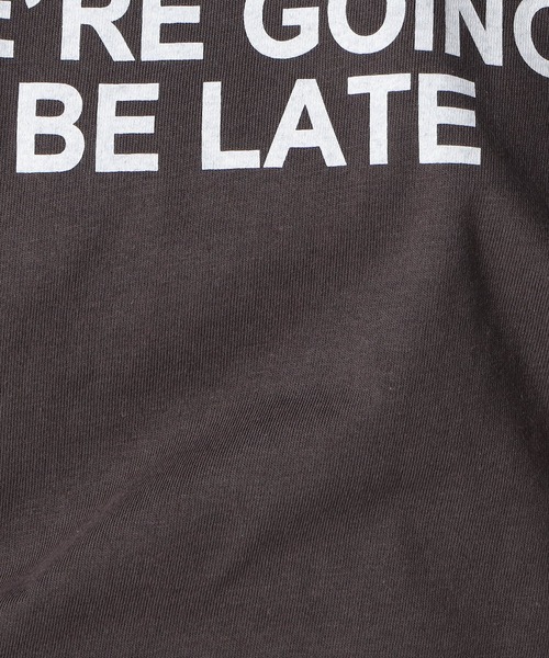 Grand PARK（グランドパーク）の「サステナブルコットン使用　ショート丈ワイドT（Tシャツ/カットソー・レディース・ホワイト/レッド/チャコールグレー/サックスブルー・FREE）」の6枚目の写真