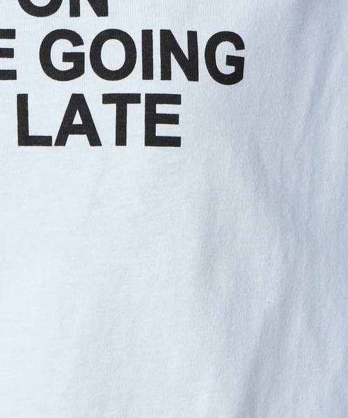 Grand PARK（グランドパーク）の「サステナブルコットン使用　ショート丈ワイドT（Tシャツ/カットソー・レディース・ホワイト/レッド/チャコールグレー/サックスブルー・FREE）」の5枚目の写真