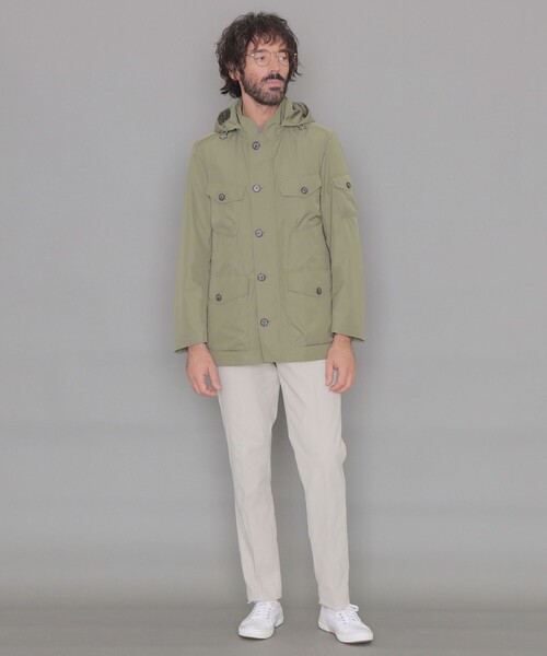 MACKINTOSH LONDON（マッキントッシュ ロンドン）の「【WEB・一部店舗限定】【BERWICK】ポリエステルフーデットブルゾン（ブルゾン・メンズ・ネイビー/グリーン系その他3・40/38）」の5枚目の写真