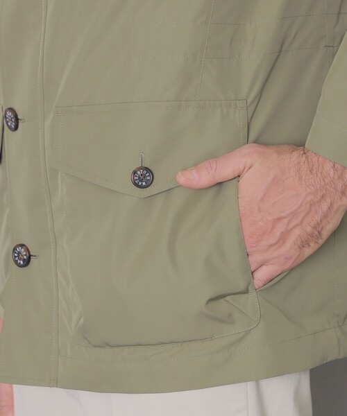 MACKINTOSH LONDON（マッキントッシュ ロンドン）の「【WEB・一部店舗限定】【BERWICK】ポリエステルフーデットブルゾン（ブルゾン・メンズ・ネイビー/グリーン系その他3・40/38）」の12枚目の写真