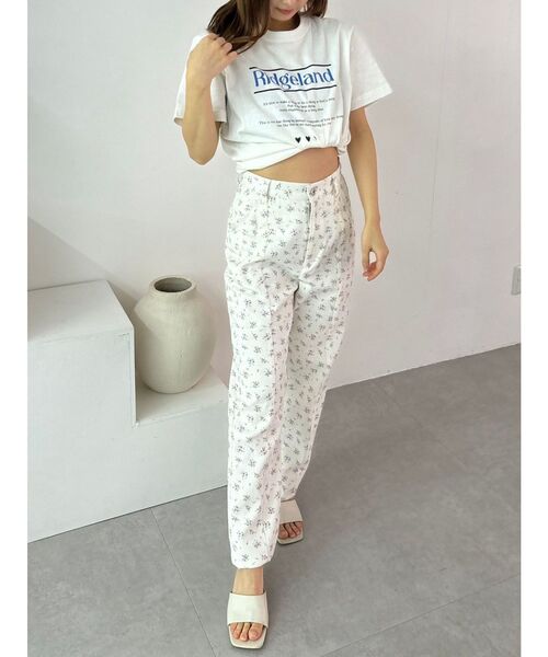 CALNAMUR（カルナムール）の「フラワーストレートパンツ（その他パンツ