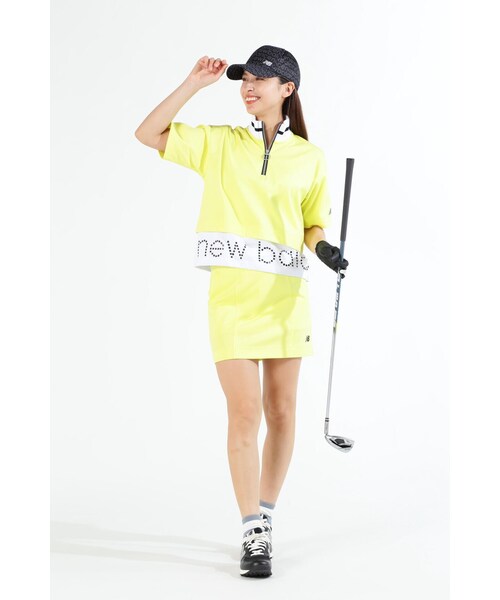 New Balance Golf(ニューバランスゴルフ)の「【new balance golf】ストレッチ スウェット ラインバンド スカート (WOMENS SPORT)(スカート・レディース・イエロー系その他・SMALL/MEDIUM/X-SMALL)」の1枚目の写真