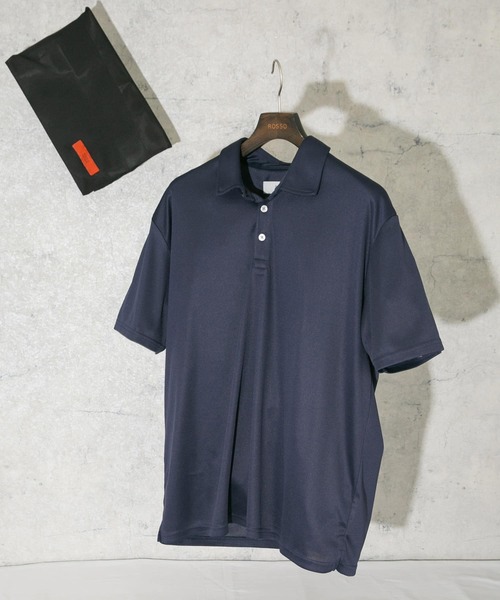 URBAN RESEARCH ROSSO MEN(アーバンリサーチロッソメン)の「『XLサイズあり』『抗菌/防臭』ハイパフォーマンスコンフォートポロシャツ(ポロシャツ・メンズ・ブラック/グレー/チャコールグレー/ネイビー・SMALL/MEDIUM/LARGE/X-LARGE)」の4枚目の写真