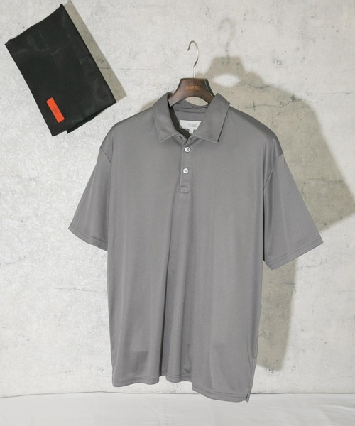 URBAN RESEARCH ROSSO MEN(アーバンリサーチロッソメン)の「『XLサイズあり』『抗菌/防臭』ハイパフォーマンスコンフォートポロシャツ(ポロシャツ・メンズ・ブラック/グレー/チャコールグレー/ネイビー・SMALL/MEDIUM/LARGE/X-LARGE)」の1枚目の写真