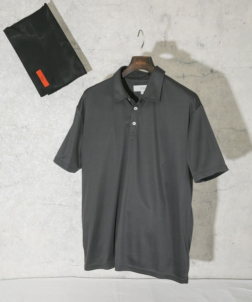 URBAN RESEARCH ROSSO MEN(アーバンリサーチロッソメン)の「『XLサイズあり』『抗菌/防臭』ハイパフォーマンスコンフォートポロシャツ(ポロシャツ・メンズ・ブラック/グレー/チャコールグレー/ネイビー・SMALL/MEDIUM/LARGE/X-LARGE)」の3枚目の写真