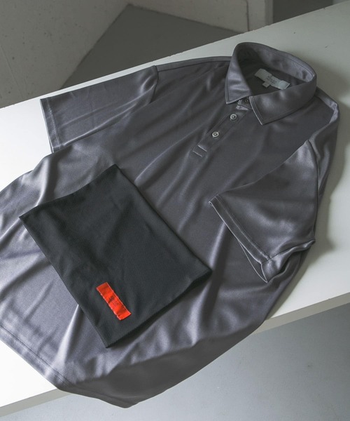 URBAN RESEARCH ROSSO MEN(アーバンリサーチロッソメン)の「『XLサイズあり』『抗菌/防臭』ハイパフォーマンスコンフォートポロシャツ(ポロシャツ・メンズ・ブラック/グレー/チャコールグレー/ネイビー・SMALL/MEDIUM/LARGE/X-LARGE)」の5枚目の写真