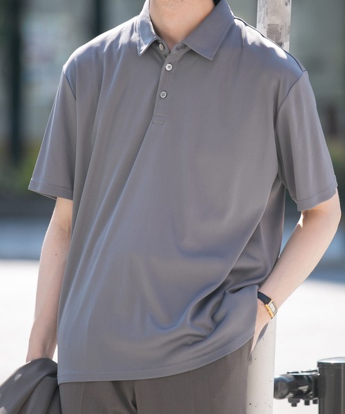 URBAN RESEARCH ROSSO MEN(アーバンリサーチロッソメン)の「『XLサイズあり』『抗菌/防臭』ハイパフォーマンスコンフォートポロシャツ(ポロシャツ・メンズ・ブラック/グレー/チャコールグレー/ネイビー・SMALL/MEDIUM/LARGE/X-LARGE)」の7枚目の写真