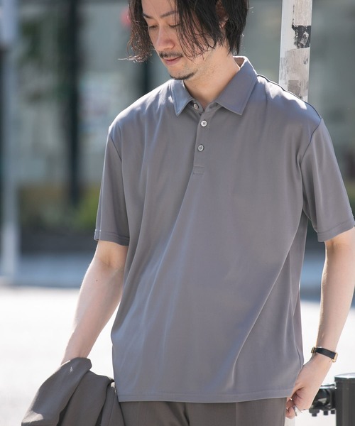 URBAN RESEARCH ROSSO MEN(アーバンリサーチロッソメン)の「『XLサイズあり』『抗菌/防臭』ハイパフォーマンスコンフォートポロシャツ(ポロシャツ・メンズ・ブラック/グレー/チャコールグレー/ネイビー・SMALL/MEDIUM/LARGE/X-LARGE)」の10枚目の写真