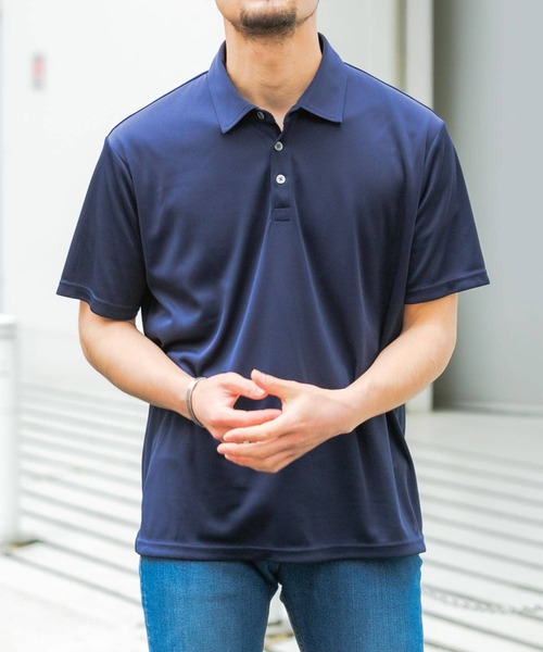 URBAN RESEARCH ROSSO MEN(アーバンリサーチロッソメン)の「『XLサイズあり』『抗菌/防臭』ハイパフォーマンスコンフォートポロシャツ(ポロシャツ・メンズ・ブラック/グレー/チャコールグレー/ネイビー・SMALL/MEDIUM/LARGE/X-LARGE)」の18枚目の写真