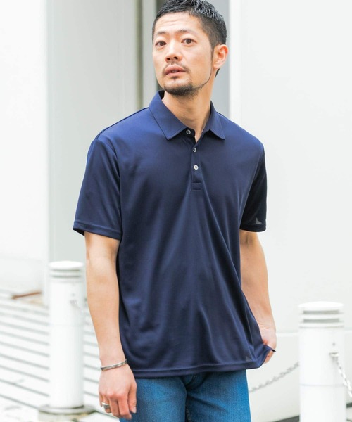 URBAN RESEARCH ROSSO MEN(アーバンリサーチロッソメン)の「『XLサイズあり』『抗菌/防臭』ハイパフォーマンスコンフォートポロシャツ(ポロシャツ・メンズ・ブラック/グレー/チャコールグレー/ネイビー・SMALL/MEDIUM/LARGE/X-LARGE)」の21枚目の写真