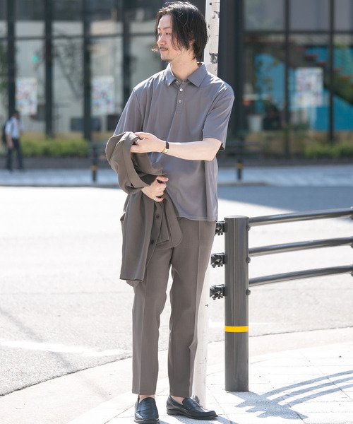 URBAN RESEARCH ROSSO MEN(アーバンリサーチロッソメン)の「『XLサイズあり』『抗菌/防臭』ハイパフォーマンスコンフォートポロシャツ(ポロシャツ・メンズ・ブラック/グレー/チャコールグレー/ネイビー・SMALL/MEDIUM/LARGE/X-LARGE)」の14枚目の写真