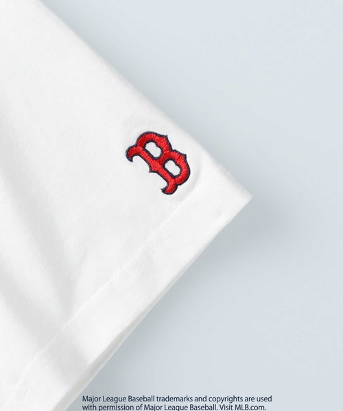 MLB(メジャーリーグベースボール)の「【MLB】別注ワッペン刺繍Tシャツ(Tシャツ/カットソー・メンズ・ホワイト×ブルー/ブラック×レッド/ロイヤルブルー/ホワイト×レッド/ブラック×ホワイト/ブルー/グレー/ブラウン/ネイビー・M/L/XL)」の15枚目の写真