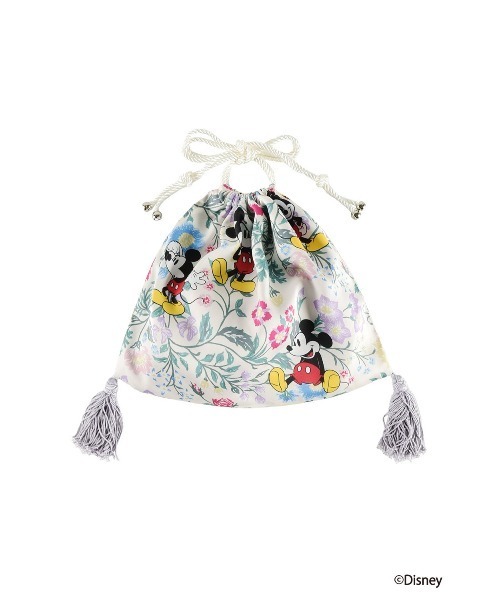 KEITAMARUYAMA 「Disney」print 巾着　ミッキーマウス KEITA MARUYAMA（ケイタマルヤマ）の「Disney print巾着