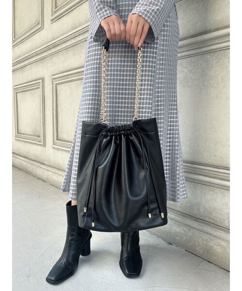 RESEXXY（リゼクシー）の「デザインビッグバッグ（トートバッグ・レディース・レッド/ブラック/ベージュ・FREE）」の18枚目の写真