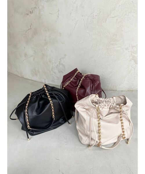 RESEXXY（リゼクシー）の「デザインビッグバッグ（トートバッグ・レディース・レッド/ブラック/ベージュ・FREE）」の19枚目の写真