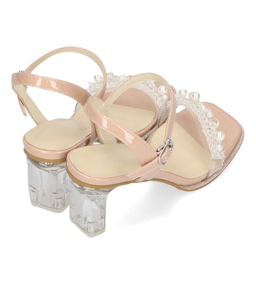 クリアモチーフヒールアップサンダル/MO42201（サンダル）｜ORiental