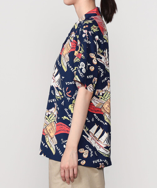 【SUN SURF サンサーフ】アロハシャツ 半袖 レディース 1円 SUN SURF サンサーフ SS34448 GINGER BLOSSOM RAYON S/S