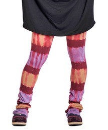 MARAI（マーライ）の「ボーダー柄 タイダイ レギンス こなれ感（レギンス/スパッツ）」