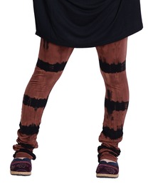 MARAI（マーライ）の「ボーダー柄 タイダイ レギンス こなれ感（レギンス/スパッツ）」