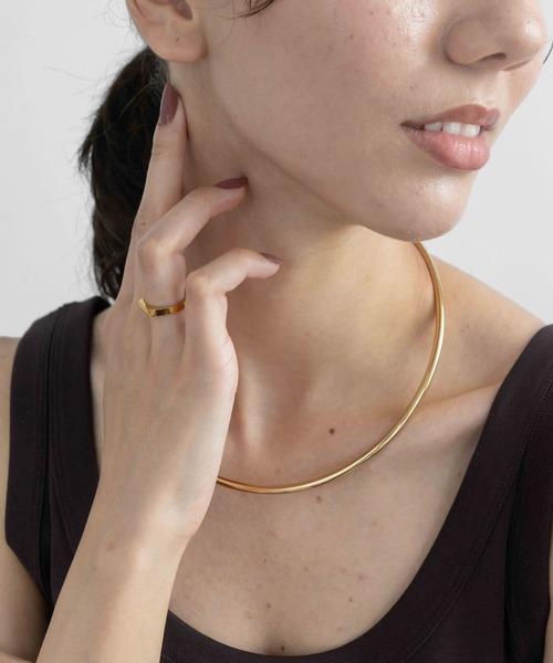 金属アレルギー対応】Ivy Asymmetry Choker/アシンメトリー