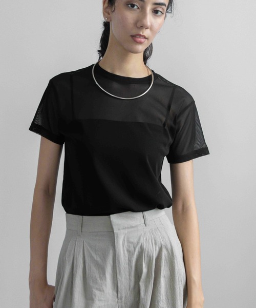 abaskdesign（アバスクデザイン）の「金属アレルギー対応 カーブラインチョーカーステンレスネックレス（チョーカー・レディース・シルバー/ゴールド・FREE）」の19枚目の写真