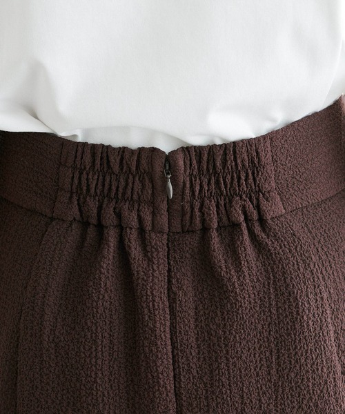 ROPE' PICNIC（ロペピクニック）の「サイドドレープスカート（スカート・レディース・ブラウン/チャコールグレー・38/36）」の20枚目の写真
