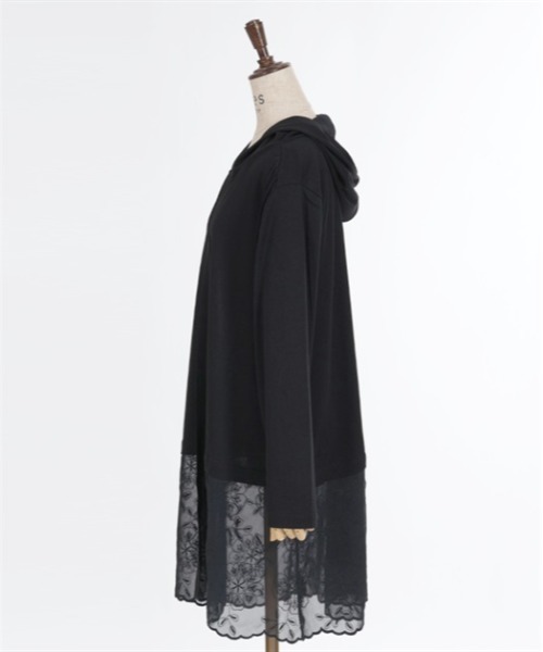 axes femme(アクシーズファム)の「フード付UVカットロングカーディガン(カーディガン/ボレロ・レディース・ブラック/ブルー/ホワイト・FREE)」の20枚目の写真