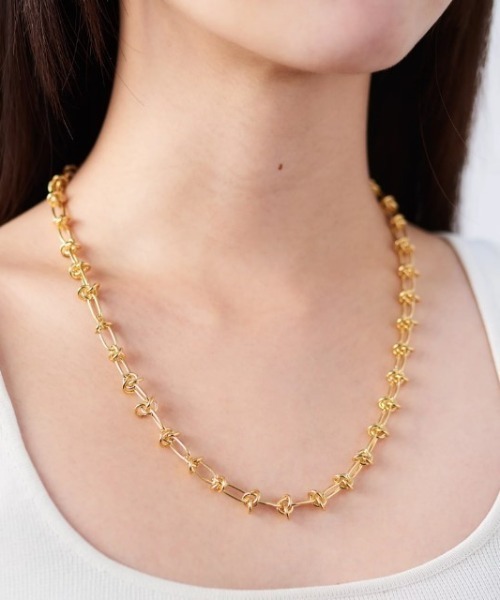 【quip queint】oval sway necklace / オーバル スウェイネックレス（ネックレス）｜quip queint（クイップクエイント）