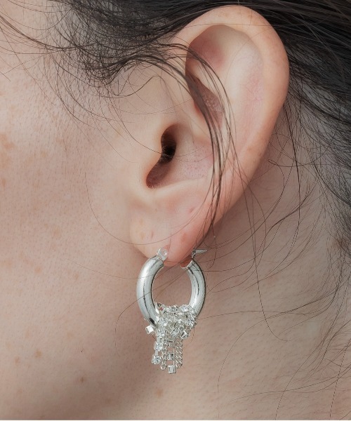 金属アレルギー対応】Lupinus Bijou Chain Pierce/ルピナスビジュー