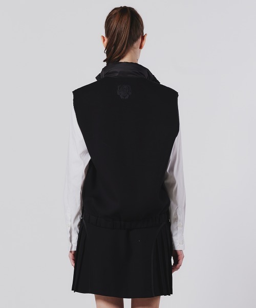 DOUBLE STANDARD CLOTHING（ダブルスタンダードクロージング）の「キルティングダウンベスト（ベスト・レディース・キナリ/ブラック・FREE）」の4枚目の写真