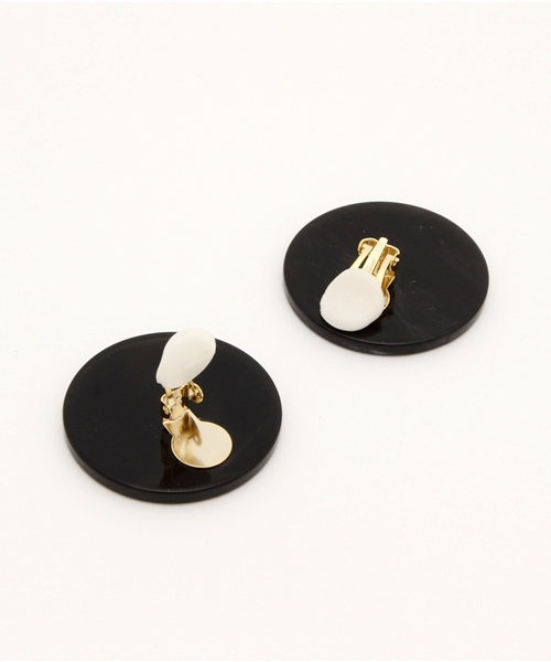 WEGO（ウィゴー）の「WEGO/マーブルイヤリング（イヤリング・レディース・ブラウン/ワイン/ホワイト/ブラック・FREE）」の5枚目の写真