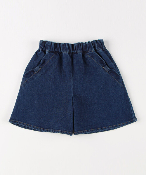 COMME CA ISM（コムサイズム）の「ストレッチデニム キュロットスカート（スカート・キッズ・インディゴブルー・100cm/110cm/120cm/130cm/140cm/150cm）」の6枚目の写真