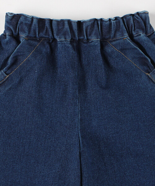 COMME CA ISM（コムサイズム）の「ストレッチデニム キュロットスカート（スカート・キッズ・インディゴブルー・100cm/110cm/120cm/130cm/140cm/150cm）」の8枚目の写真