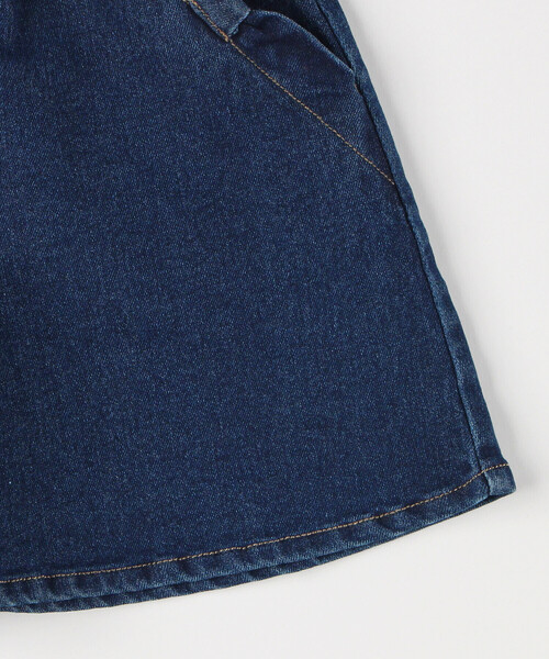 COMME CA ISM（コムサイズム）の「ストレッチデニム キュロットスカート（スカート・キッズ・インディゴブルー・100cm/110cm/120cm/130cm/140cm/150cm）」の10枚目の写真
