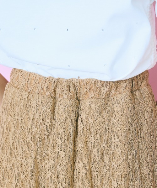 marun（マルン）の「＜大きいサイズ＞ レースティアードスカート marun（スカート・レディース・アイボリー/モカ・LL/3L/4L/5L/L）」の14枚目の写真