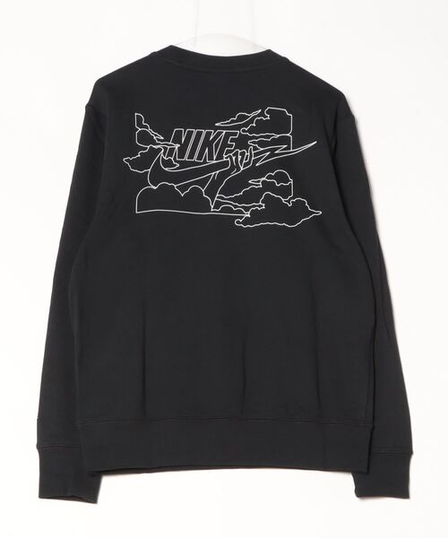 NIKE（ナイキ）の「ナイキ クラブ FT ボルト L/S クルー（スウェット・メンズ・ブラック/ホワイト/ネイビー/グリーン・L/M/S/XL）」の5枚目の写真
