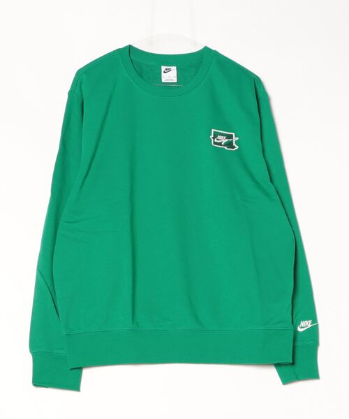 NIKE（ナイキ）の「ナイキ クラブ FT ボルト L/S クルー（スウェット・メンズ・ブラック/ホワイト/ネイビー/グリーン・L/M/S/XL）」の14枚目の写真