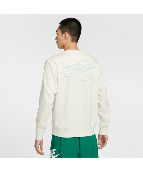 NIKE（ナイキ）の「ナイキ クラブ FT ボルト L/S クルー（スウェット・メンズ・ブラック/ホワイト/ネイビー/グリーン・L/M/S/XL）」の15枚目の写真